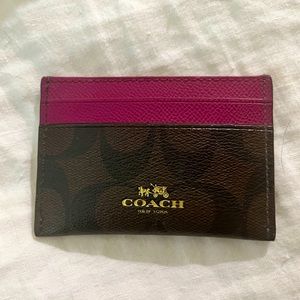 Coach Card Case ~ Like New